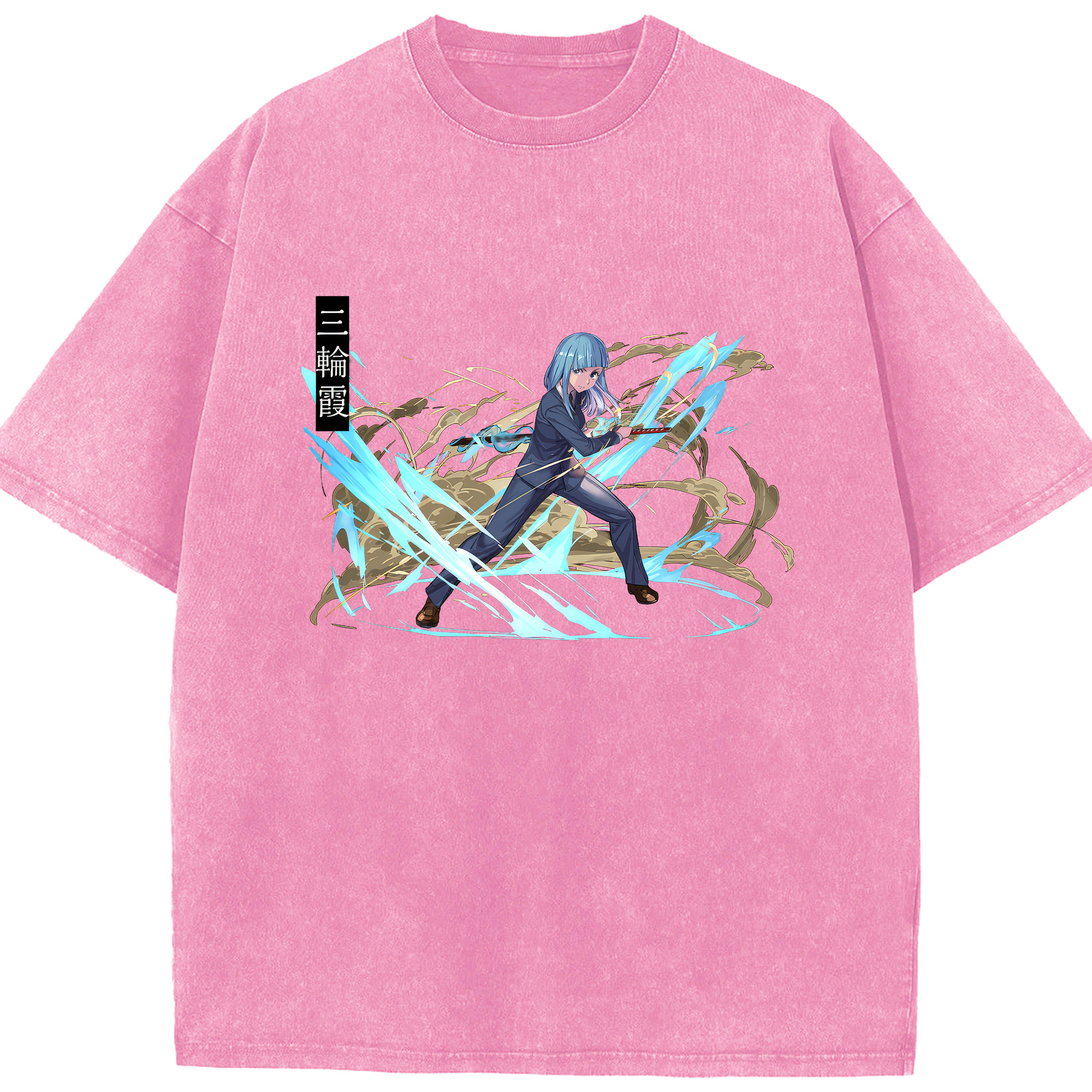 （画像用） 呪術廻戦 Jujutsu Kaisen 綿100% ヴィンテージ風 半袖Tシャツ（フロントプリント）